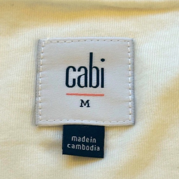 CAbi White Fitted Sleeveless Camisole - Picture 3 of 5